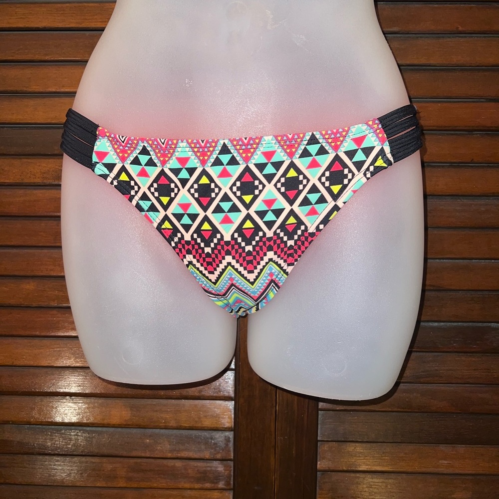 y2k xhilaration aztec tribal bikini bottoms
